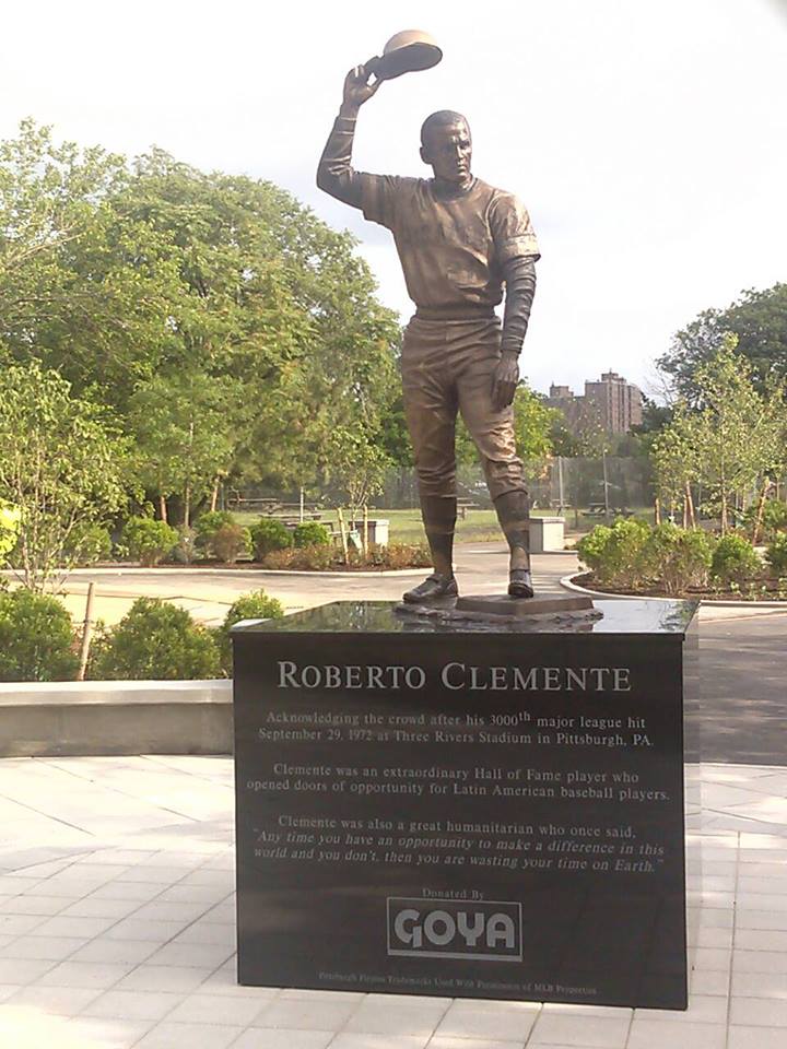 GOYA Foods' New Clemente Statue in Bronx Contains Big Factual