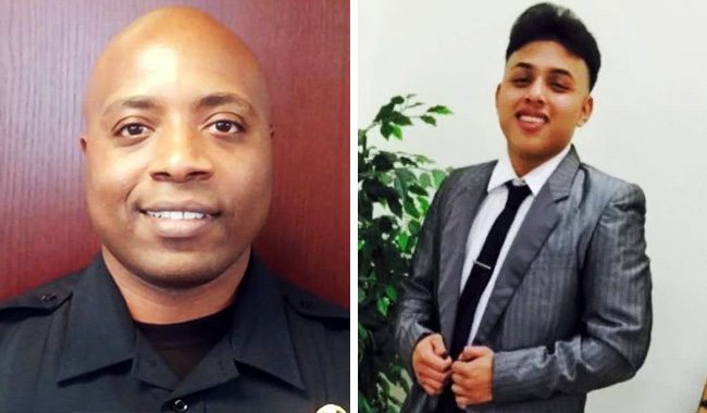 Officer Ken Johnson (l); José Cruz (r) (Images via Counter Current News)